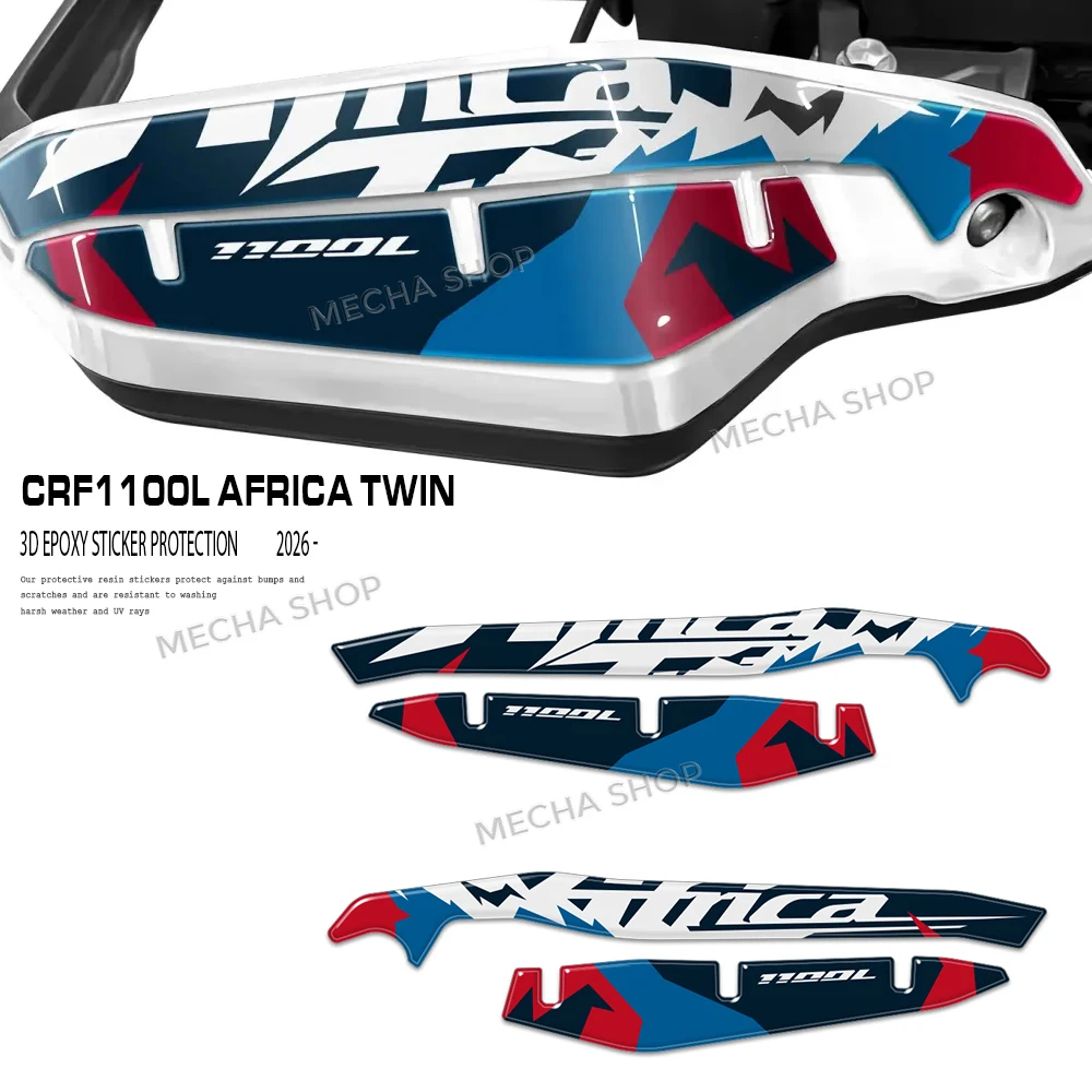 

For Africa Twin CRF 1100 L 2022-2026 3D Resin Sticker Graphic Decal Protection Kit