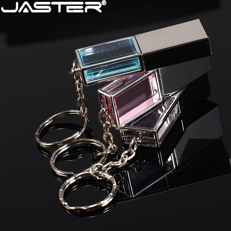 

USB-флеш-накопитель JASTER из цветного стекла, 16-8 Гб