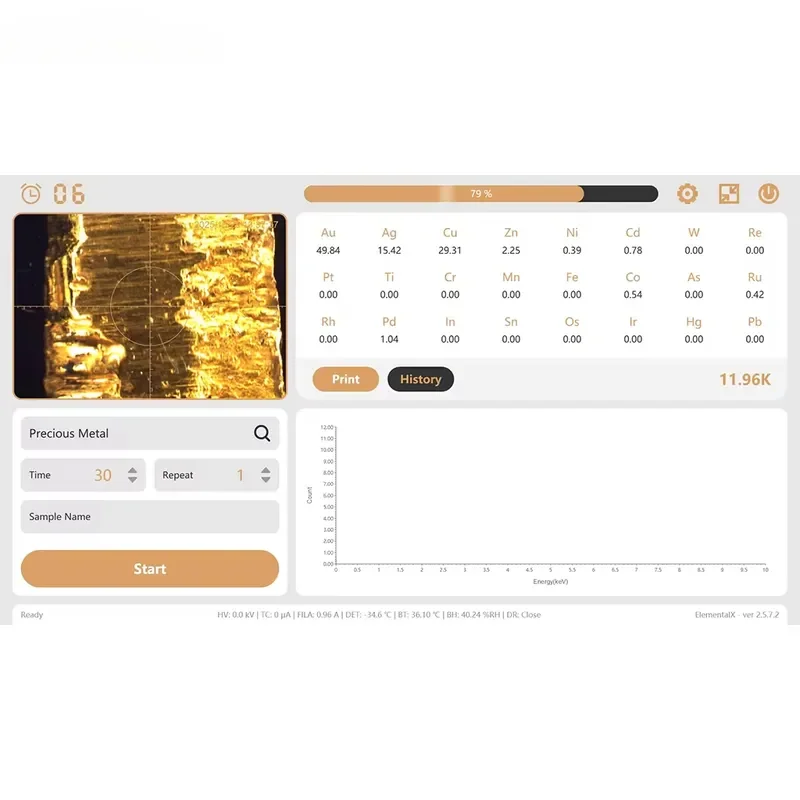 for VR S6 XRF Gold Analyzer Precious Metal Detector for On Site Inspection in Jewelry Stores and Refineries