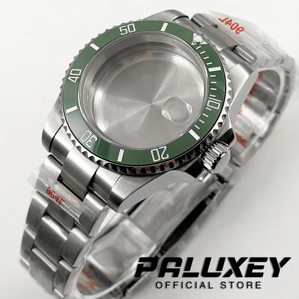 Diver 40mm NH35 Watch Case Sapphire Glass SKX Mod For NH34 NH35 NH36 ETA2824 Movement 28.5mm Dial Bracelet Sub Case 120 Clicks