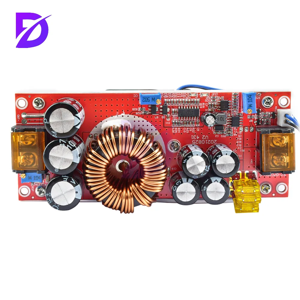 1800W 40A DC-DC Boost Converter Step Up Power Supply Module 10-60V To 12-90V Adjustable Voltage Charger Boost Converter