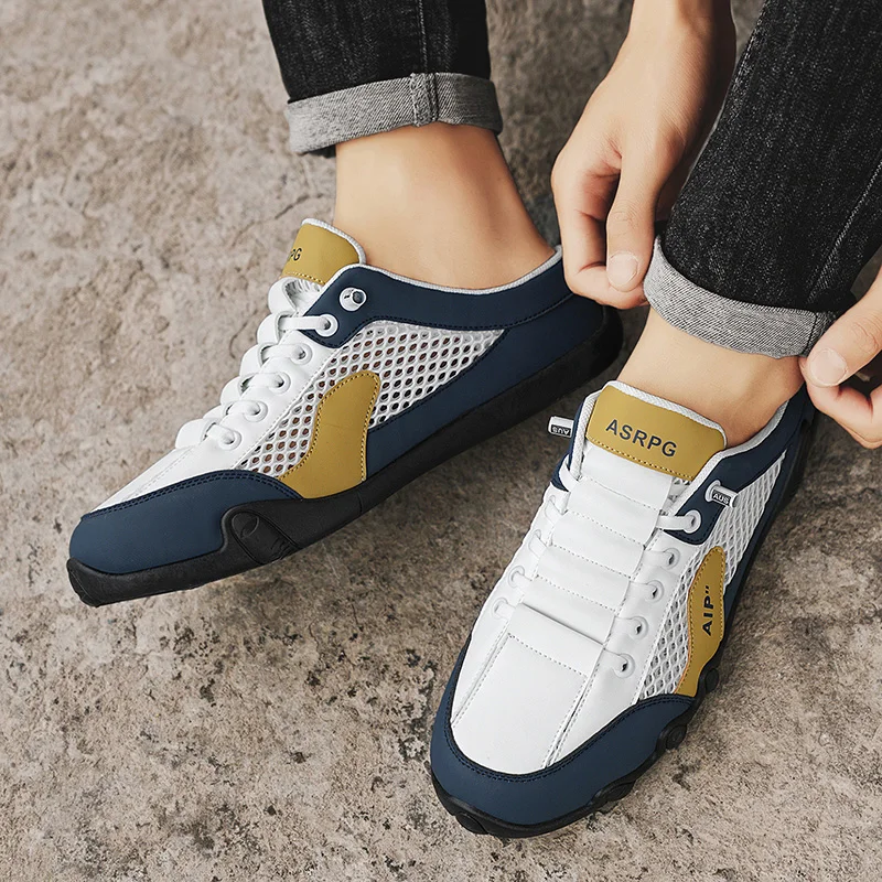 Sommer Herren Halbschuhe Trendy Neue Freizeitschuhe Leichte Wanderschuhe Für Männer Rutschfeste Sneaker Heißer Verkauf Mann Schuhe Zapatos Hombre_voghion.com