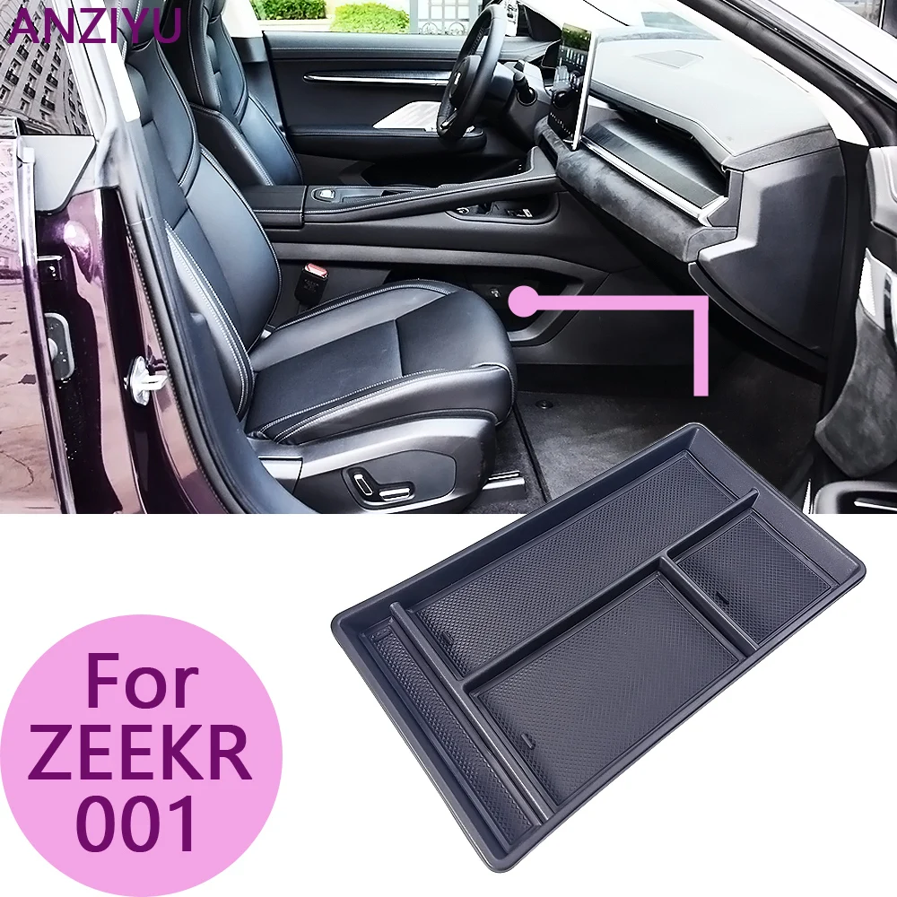for Zeekr 001 Car Central Console Box Central Storage Box Special Organizer Storage Box Interior Modification Tidy Accessories