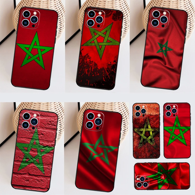 Morocco Moroccan Flag Case For ZTE Nubia Red Magic 11S 10S 9S 8S 8 9 10 11 Pro Plus 6R 6S 7S 6 7 Pro 11 Air Cover