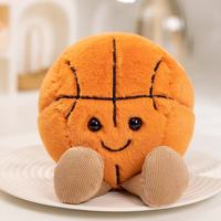 14cm Simulation New Football, Baseball, Tennis Doll Stuffed Plush Toy Cartoon Anime Cute Children's Birthday Gift Fun Doll
