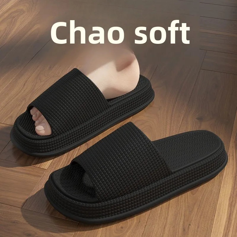 

Men's Summer Indoor Home Batoom Anti-slip EVA Slippers Quiet Walking Outdoor Sandals Comfortable Soft Toe Open Design
