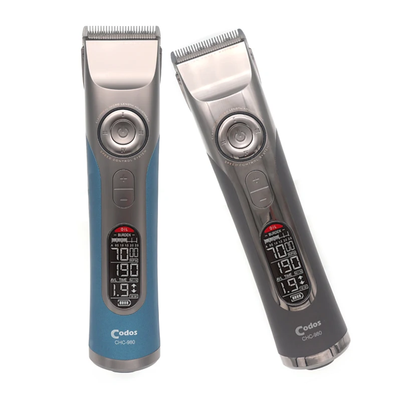 

Professional Rechargeable Hair Clipper for Barber LCD Electric Hair Trimmer Titanium Cutter Hair Cutting Machine Nozzles 3-25mm