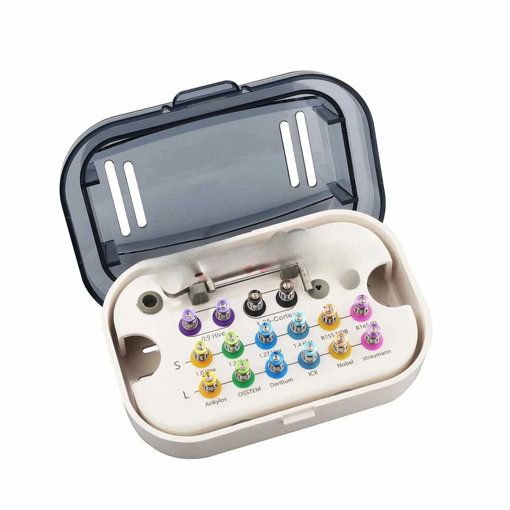 

Dentals Universals Implants Instruments Prosthetics Restorations Hand Driver Tool Kits