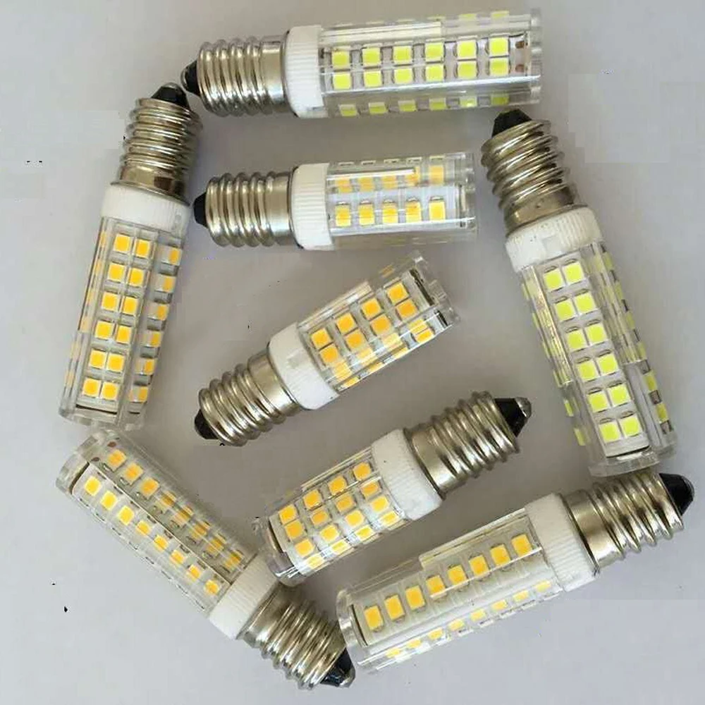 10PCS G4 G9 E14 Ceramics LED Candle Lamp 3W 5W 7W Bulb AC 220V Candle Light Replace Halogen for Chandelier Spotlight 3000k 6000k