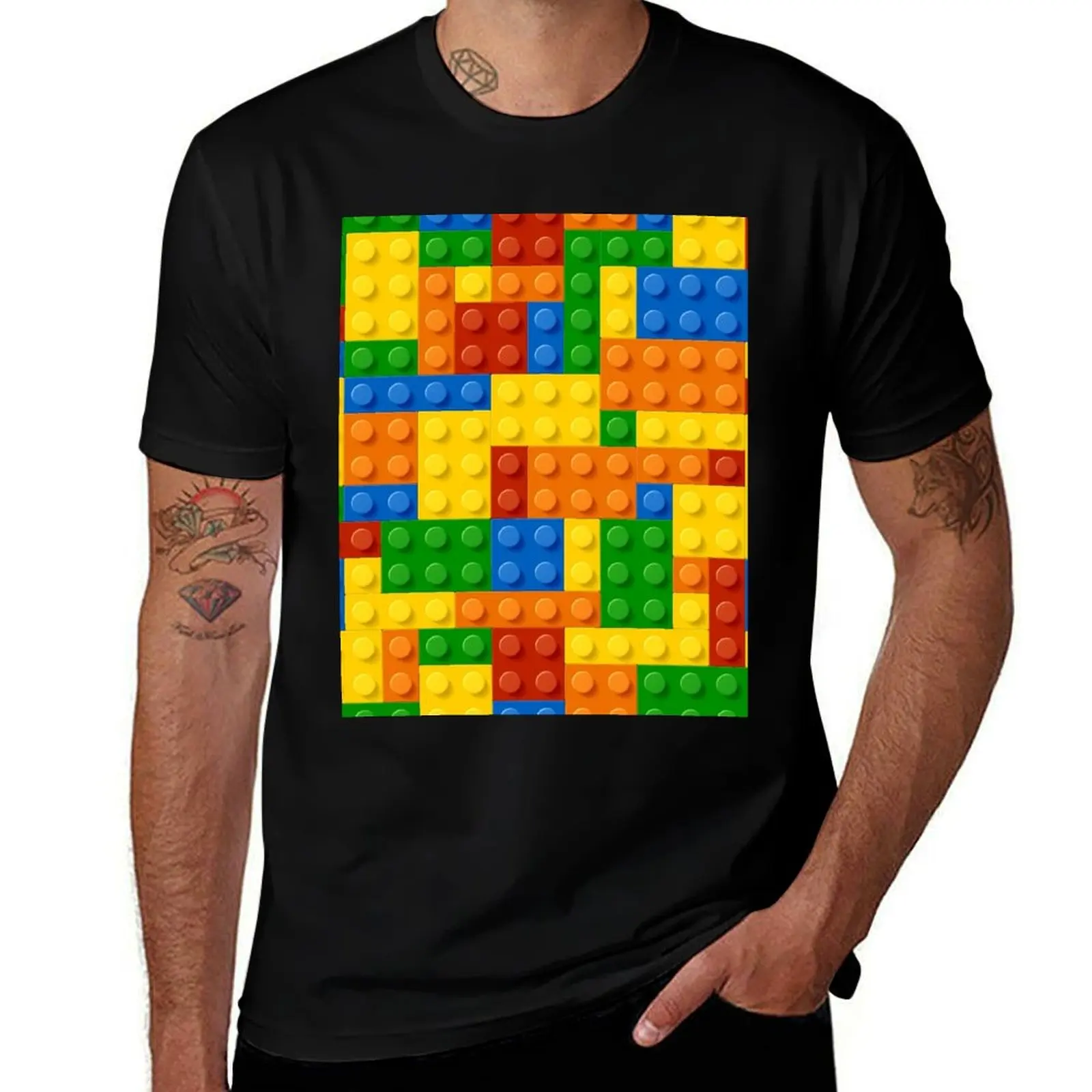 

Building Blocks Construction Brick T-Shirt tshirts personalised new gifts and t-shirts Men's t-shirts