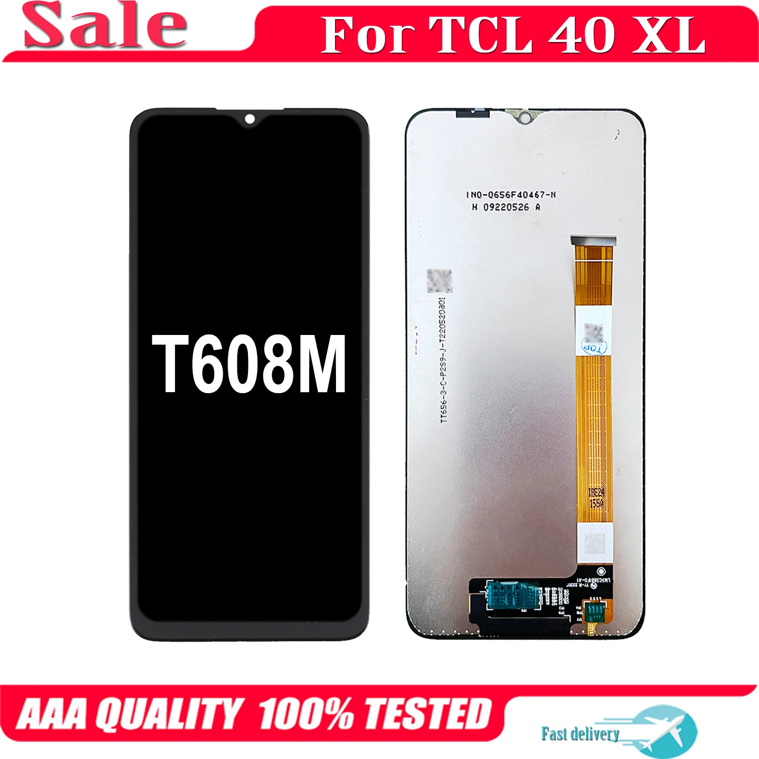 

6.75'' For TCL 40 XL 40XL T608M LCD Display Touch Screen Replacement Digitizer Assembly