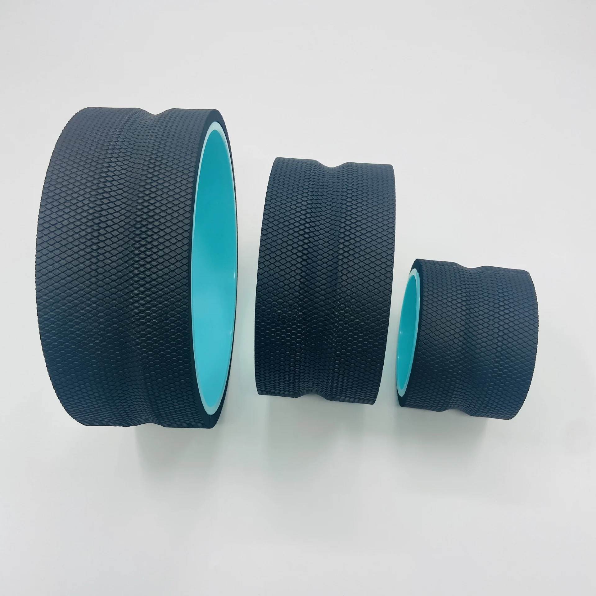 

3 Pack Yoga Prop Wheel Set of 3 Roller Wheel for Back Pain and Stretching for Yoga