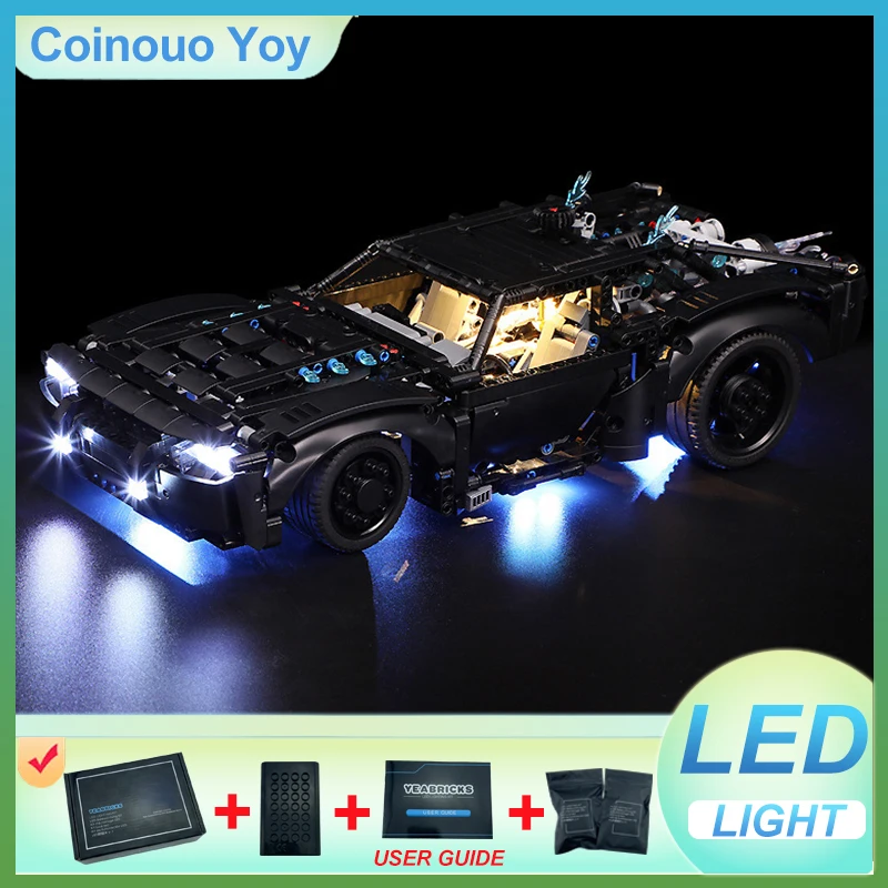 

Комплект высококачественных светодиодных фонарей для Lego 42127 (только светодиодный светильник, модель без блоков), прецизионный дизайн для идеальной посадки
