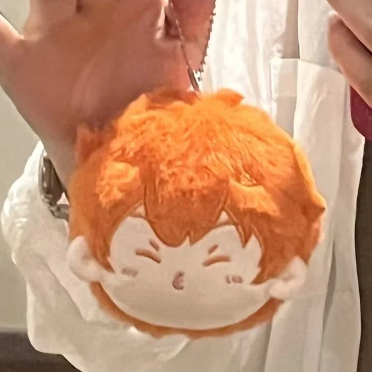 10cm Anime Haikyuu Plush Toy Mini Volleyball Boy Stuffed Doll Shoyo Hinata Kei Tsukishima Plush Pendant Keychain Toy For Gift