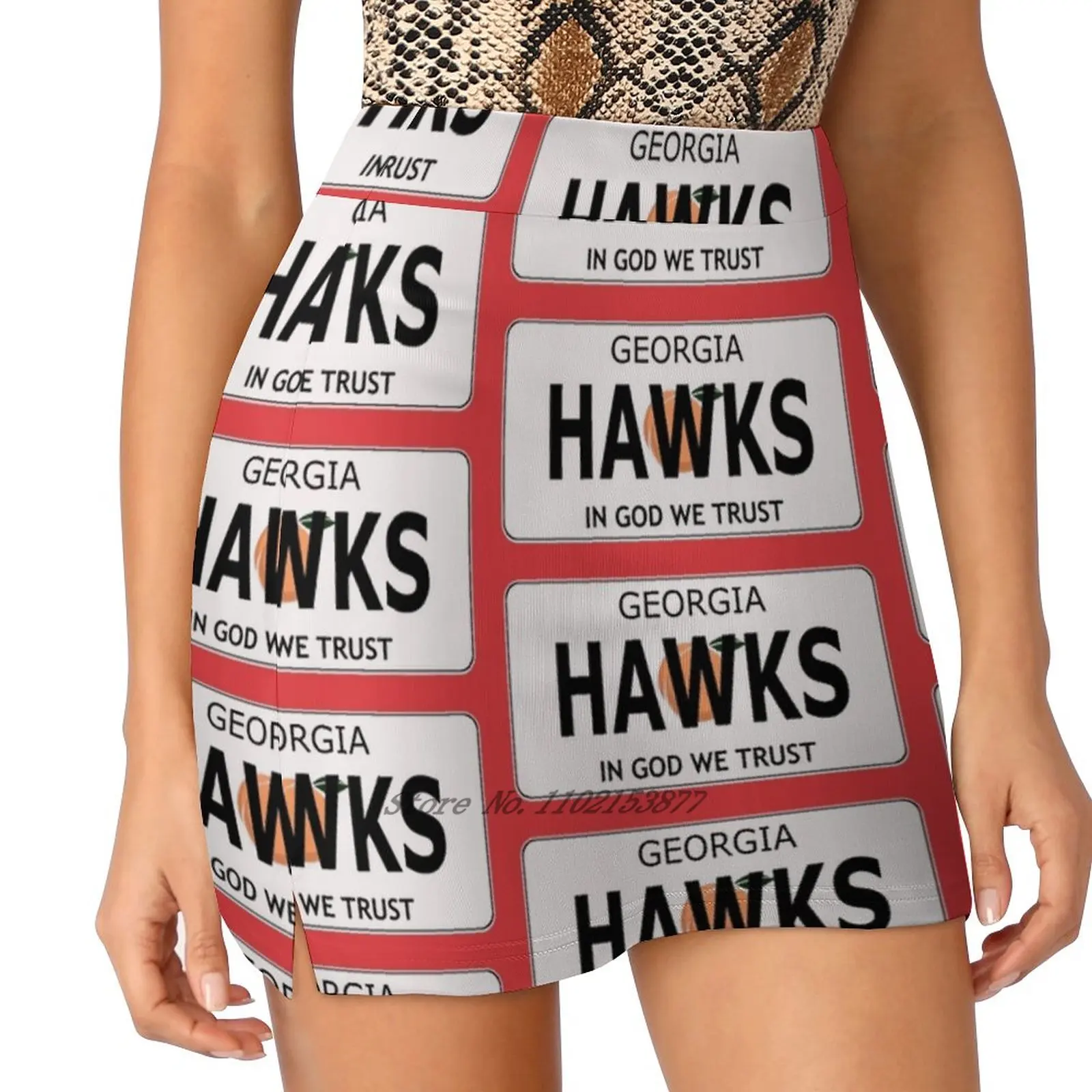 

Clothing New Women Skirts Double-Layer Printed Short Dress Mini Sport Skirt Hawks Bogdan Bogdanovic Atlanta Basketball Team