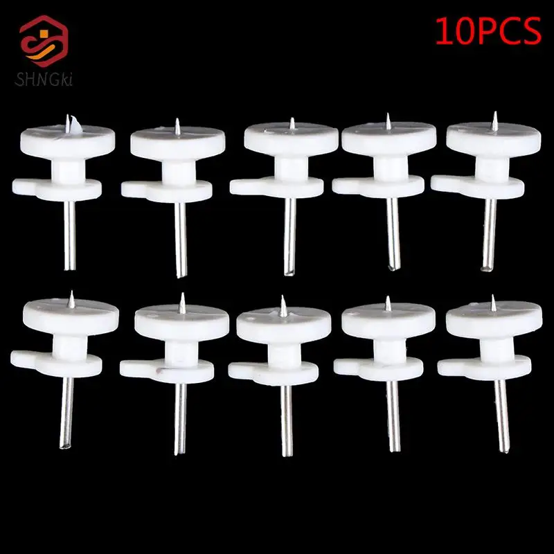 10pcs White Invisible Wall Mounted Nails Painting Frame Holder Wedding Photo Hanger Hooks for Hard Wood Solid Walls Accessory