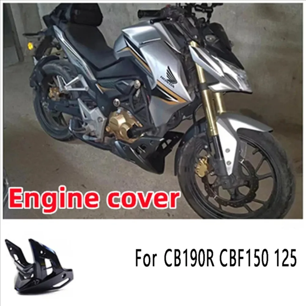 

#00G Engine Guard Cover,For Honda CB190R CBF150 125 Under Fender Mudguard Fairing,Black Wear Parts