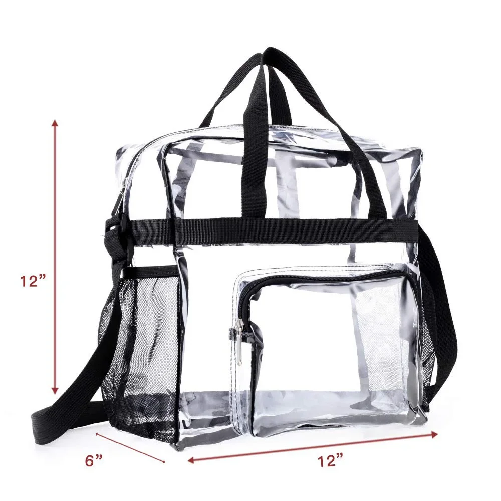 PVC transparent bag, handbag, portable travel storage bag for men and women when going out