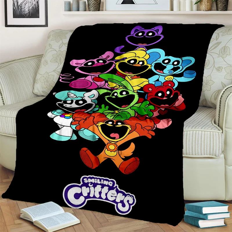 2025 New Style Cute S-Smiling C-Critters Catnap Craftycorn Cartoon Blanket,Soft Throw Blanket for Home Bedroom Bed Sofa Kids
