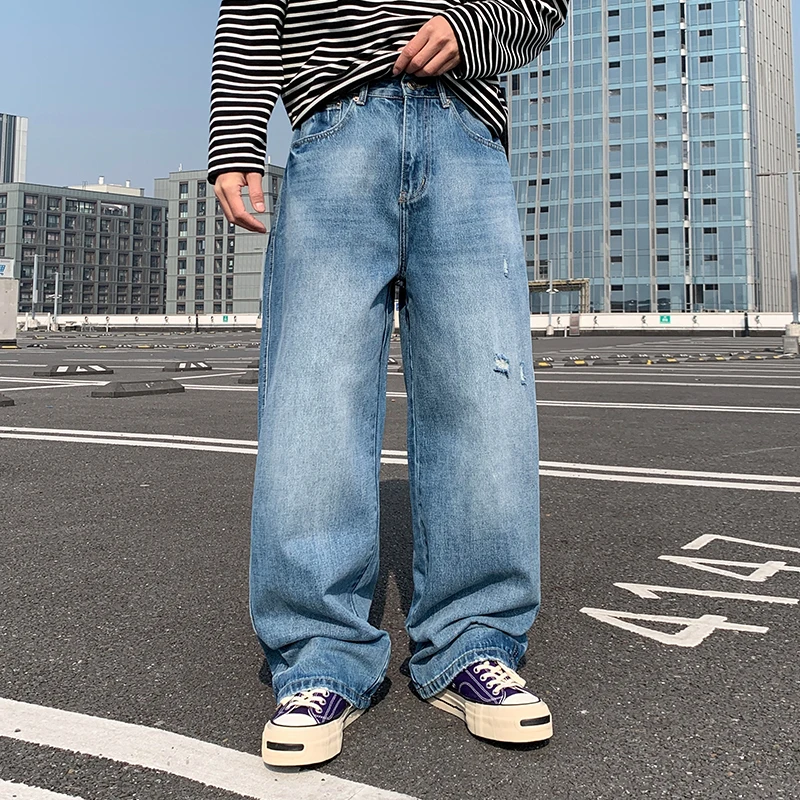 

Мужские джинсы с низкой посадкой, на шнурке, повседневные, комфортные, неэластичные, больших размеров, подходят для всех сезонов, высококачественные, Гонконг.