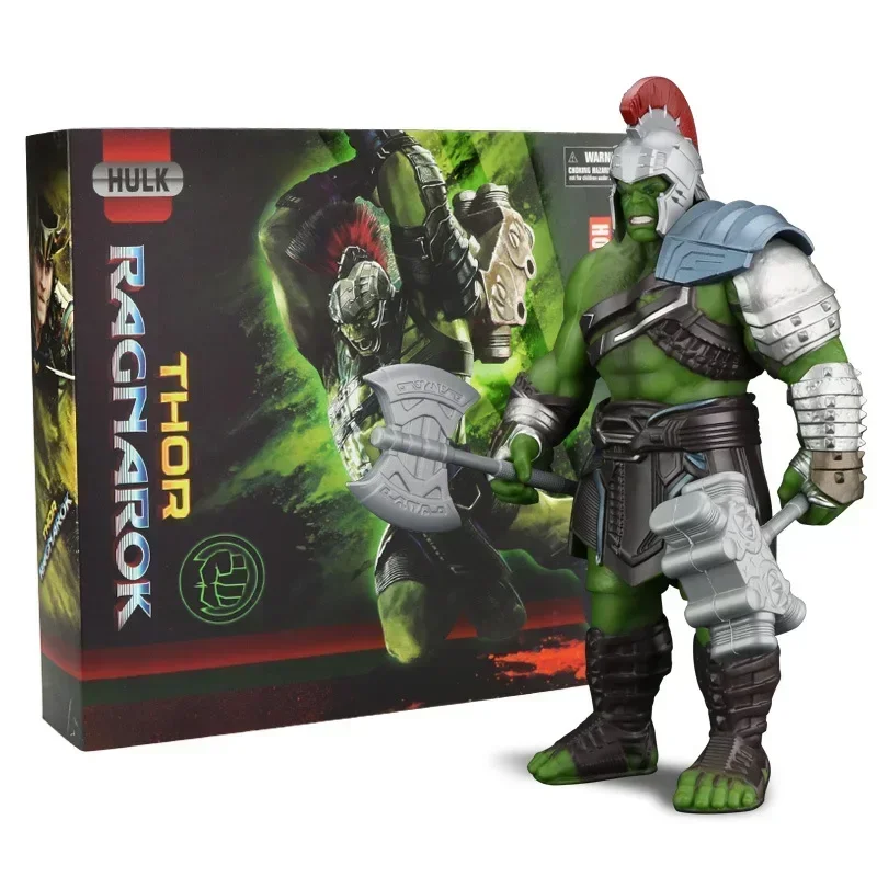 42cm Marvel Avengers Large Green Man Hulk Iron Man Spiderman Thanos Model Figure Articulation Gift Box Collection Of Ornaments