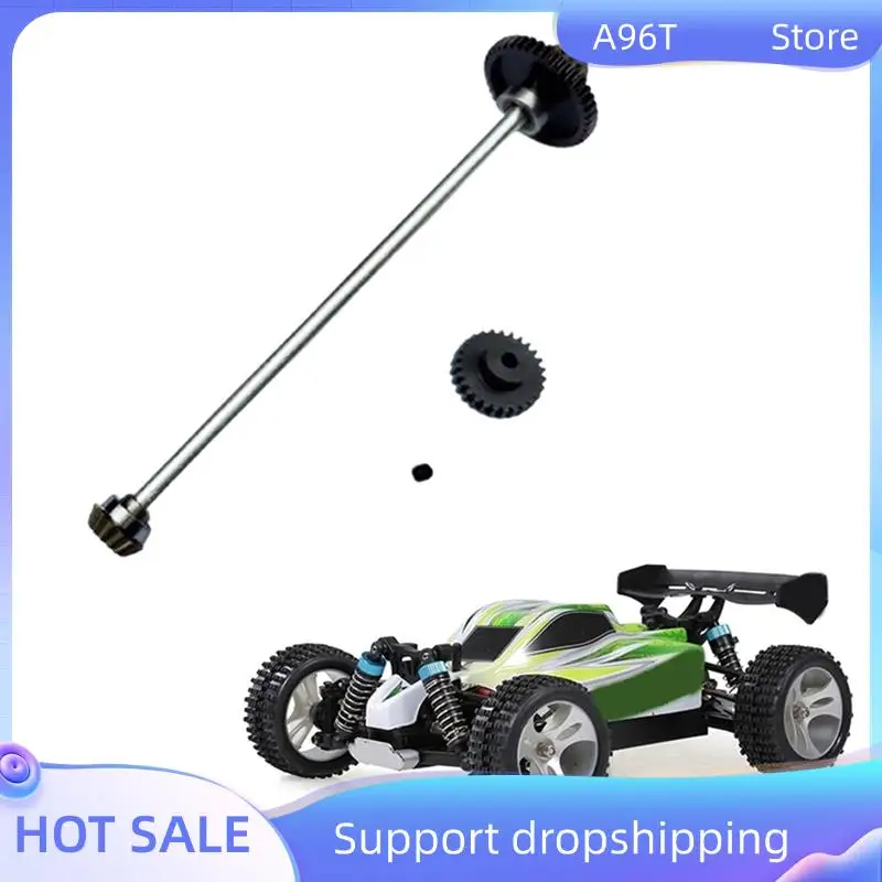 

A96T Main Axle Central Drive Shaft With 27T Motor Gear Set RC Accessories As Shown For Wltoys A959-B A969-B A979-B K929-B