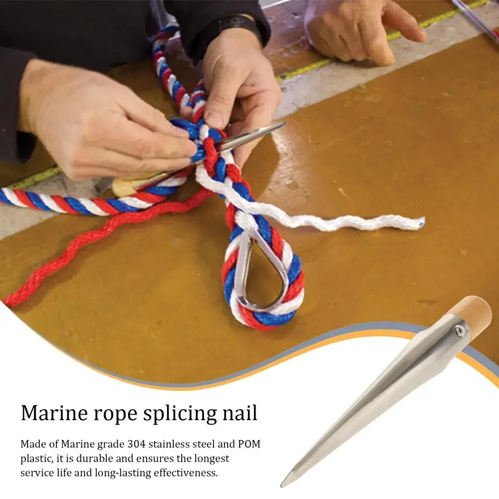 البحرية حبل الربط سبايك حبل الربط سبايك مع مقبض الربط أداة أسلاك الفولاذ حبل الربط أداة مساعدة #2
