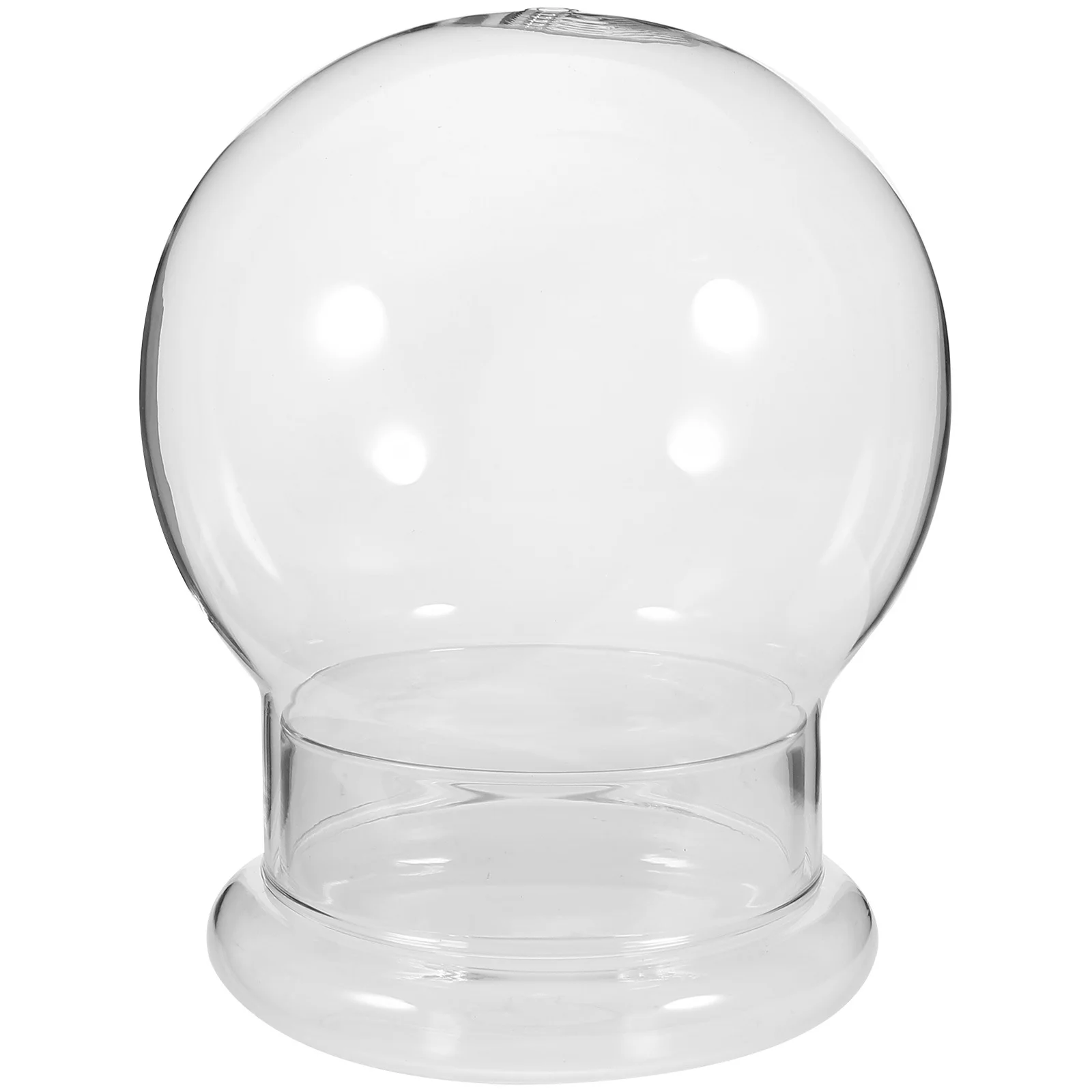 

Glass Display Dome for Plants Terrarium Jar with Base Mini Landscape Ecological Bottle Indoor Decor