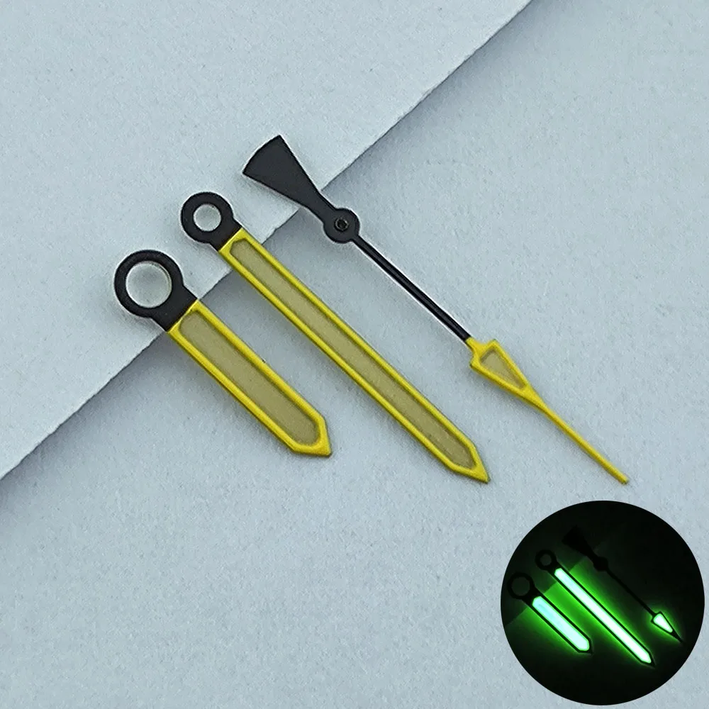 Watch hands N H35/N H36 hands Green/Yellow luminous second hand watch accessories watch pointer