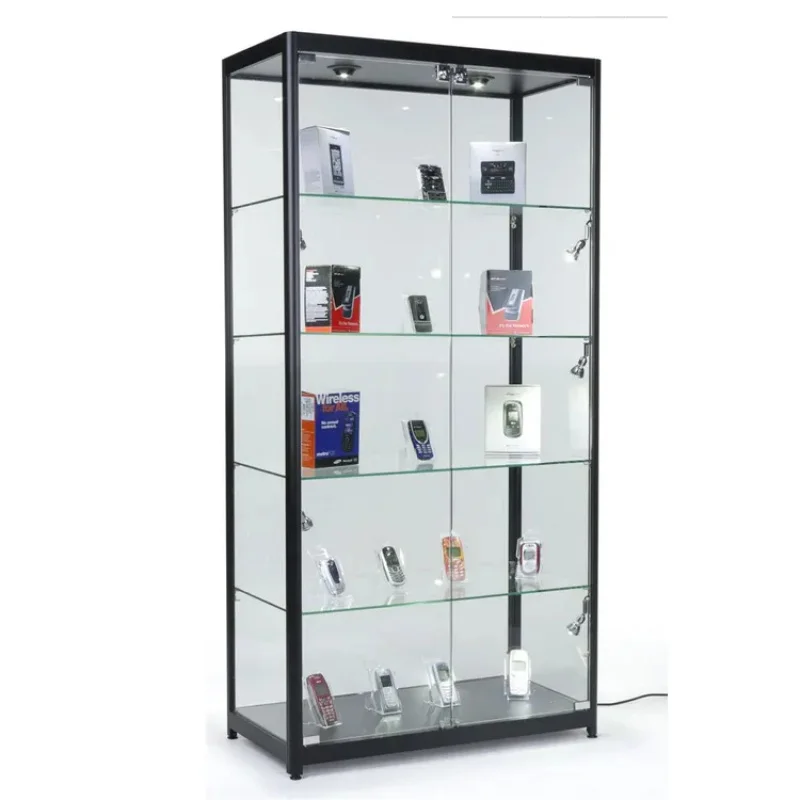 

2025customized.Various Design Vitrine Cabinet Display Cases with Lighting Retail Smoke Shop Interior Design Display Glass Showca