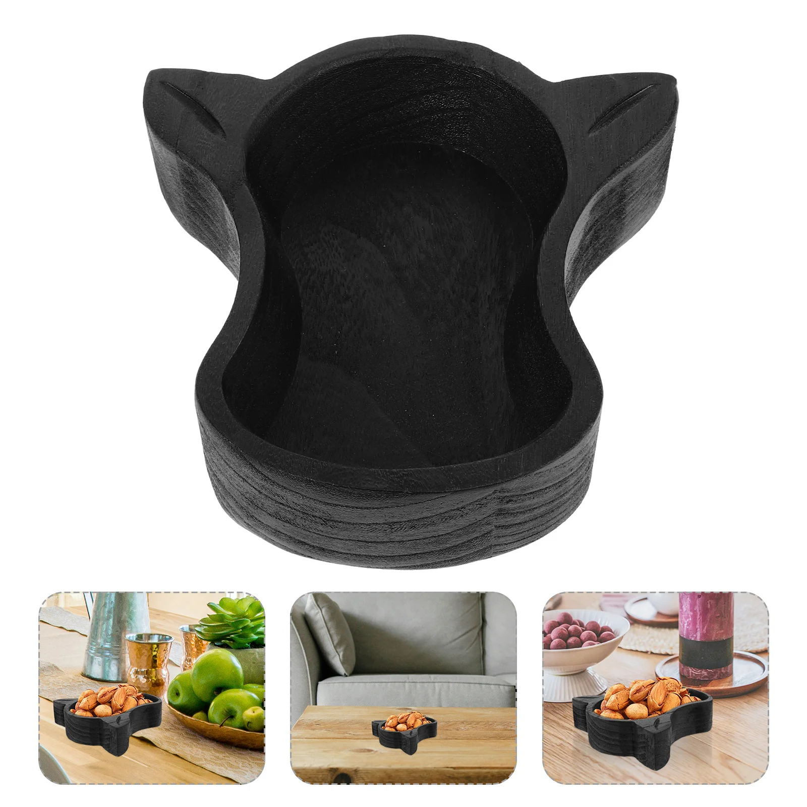 

Деревянный поднос с фруктами, большая емкость, сервировочная тарелка для хранения закусок, кухня, гостиная, многофункциональный деревянный поднос, декоративный