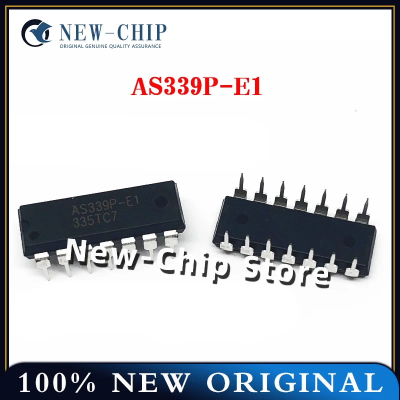 5PCS-100PCS/LOT  AS339P-E1  AS339  DIP-14  New Original