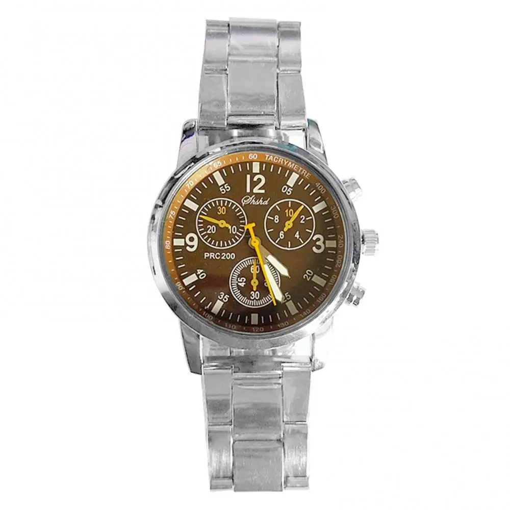 

Men's Stainless Steel Chronograph Watches with Hands,Triple Sub-Dials Auto Date Fashion Design Quartz Wristwatch