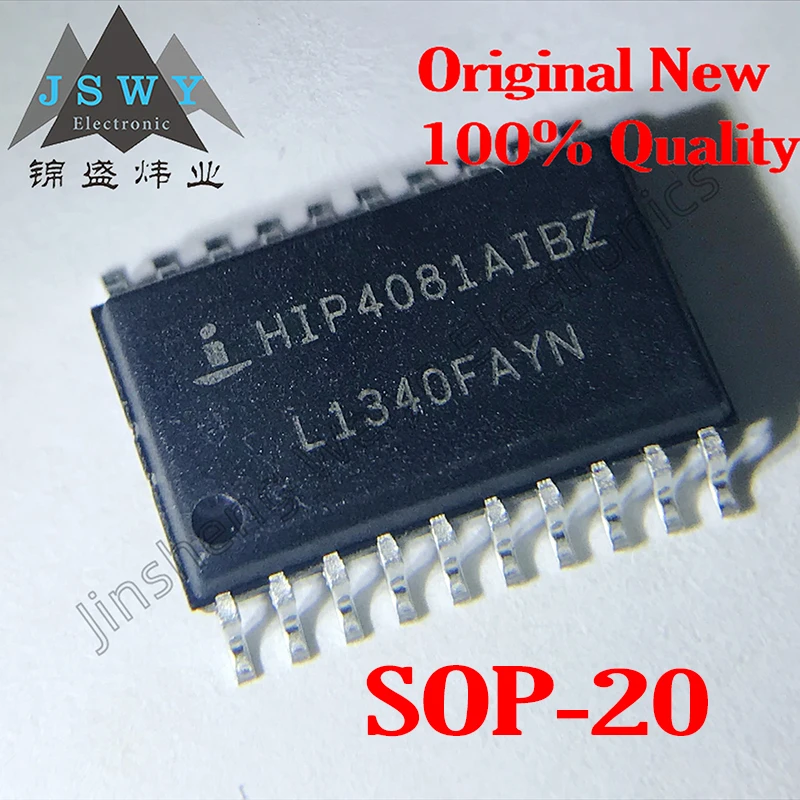 HIP4081AIBZ HIP4080AIBZ HIP4081 high frequency full-bridge FET driver SMD SOP20 100% brand new and genuine 10PCS free shipping