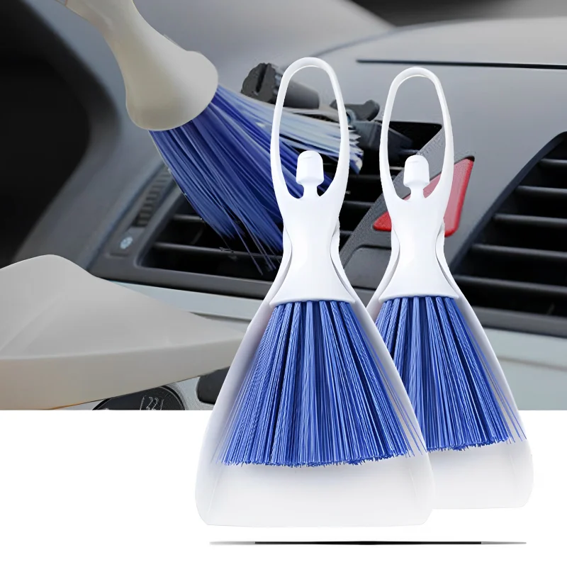 

Portable Angel Car Cleaning Brush Crevice Brush Computer Keyboard Brushes Auto Vent Corner Dust Removal Car Cleaning Tools Set