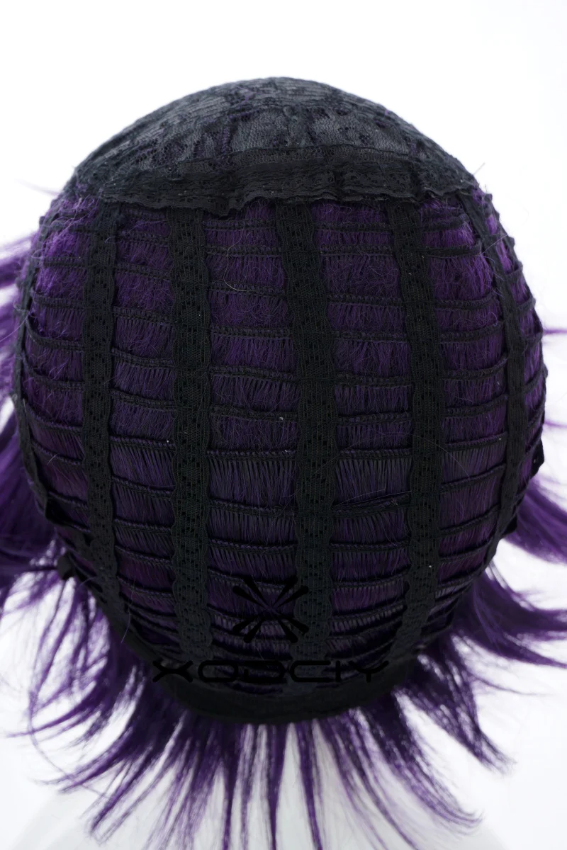 Anime Takasugi Shinsuke Cosplay perruque violet foncé perruques courtes YATO Cosplay Anime Cosplay Costumes perruque résistant à la chaleur cheveux synthétiques