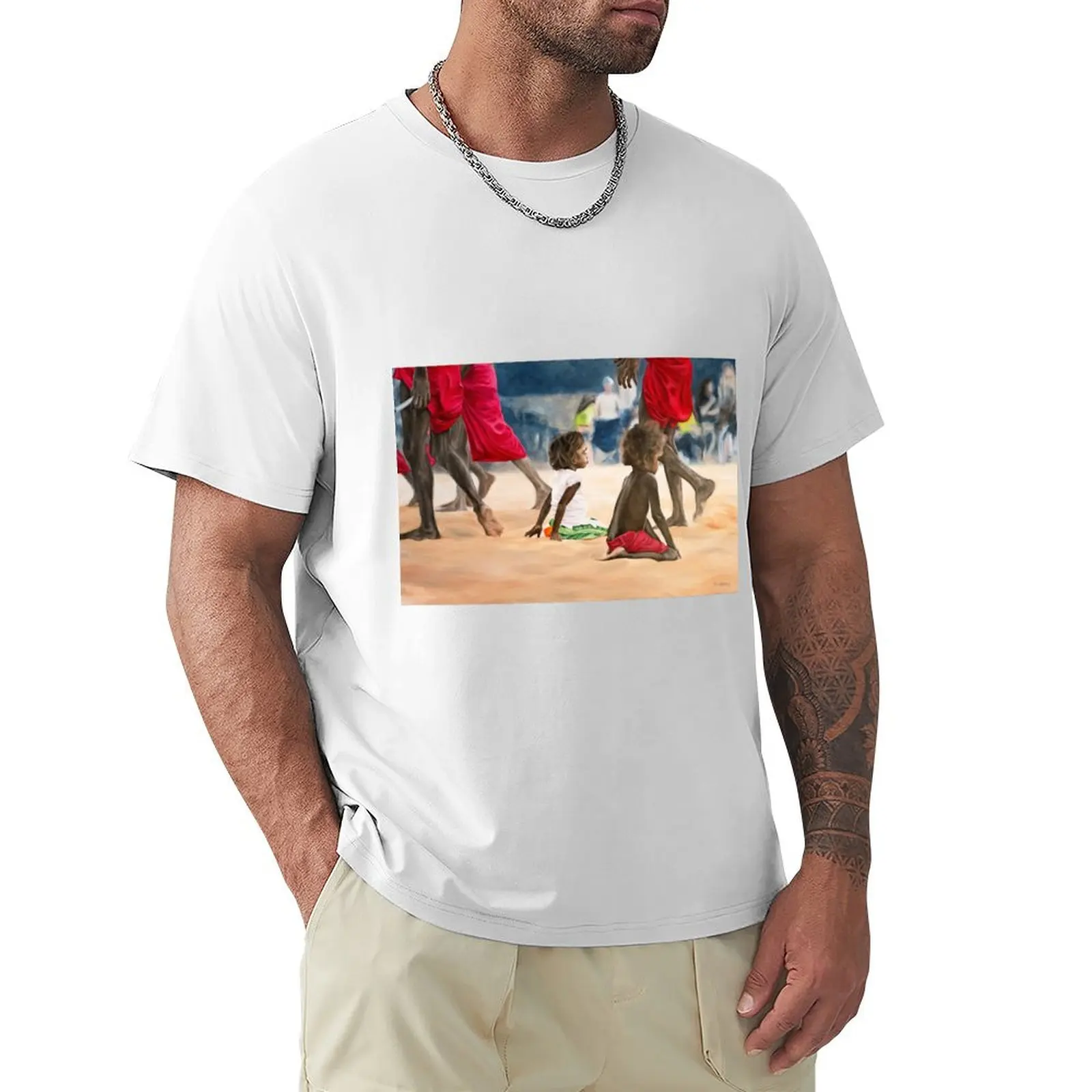 Children and the Dancers T-Shirt boys whites quick-drying shirts graphic tees t shirt for men