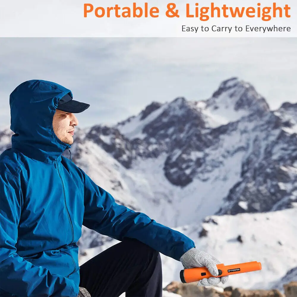 Treasure Hunter Handheld Metaaldetector Pinponter Pointer Sonde Gouddetector Aanwijzen Waterdicht Verstelbare Gevoeligheid