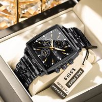 POEDAGAR Stylish Men Wristwatch Luminous Waterproof Chronograph Date Man Watch Stainless Steel Luxury Men's Quartz Watches Reloj