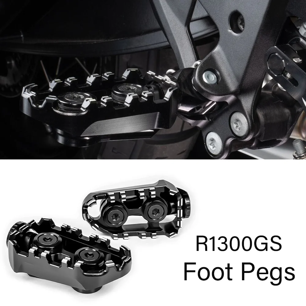 

For BMW R1300GS R 1300 GS Driver Footrest Rider Pegs Motorcycle Foot Pegs R1300GSAccessories 2024 2023