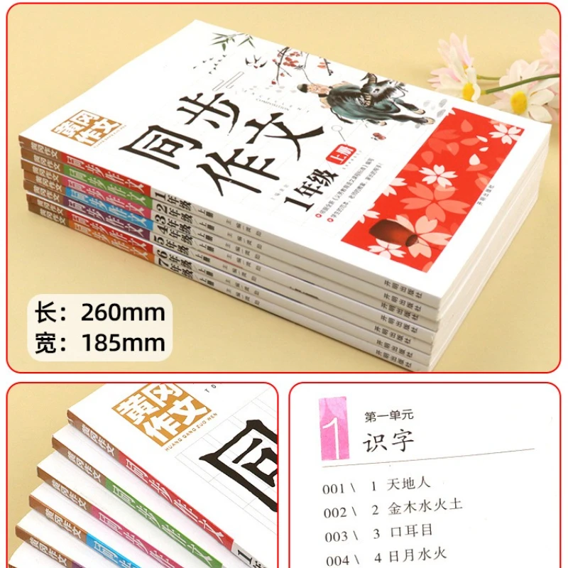 Huanggang Synchronous Essay, Primary School Students in Grades 1-6 Synchronous Essays, Selected By People's Education Press