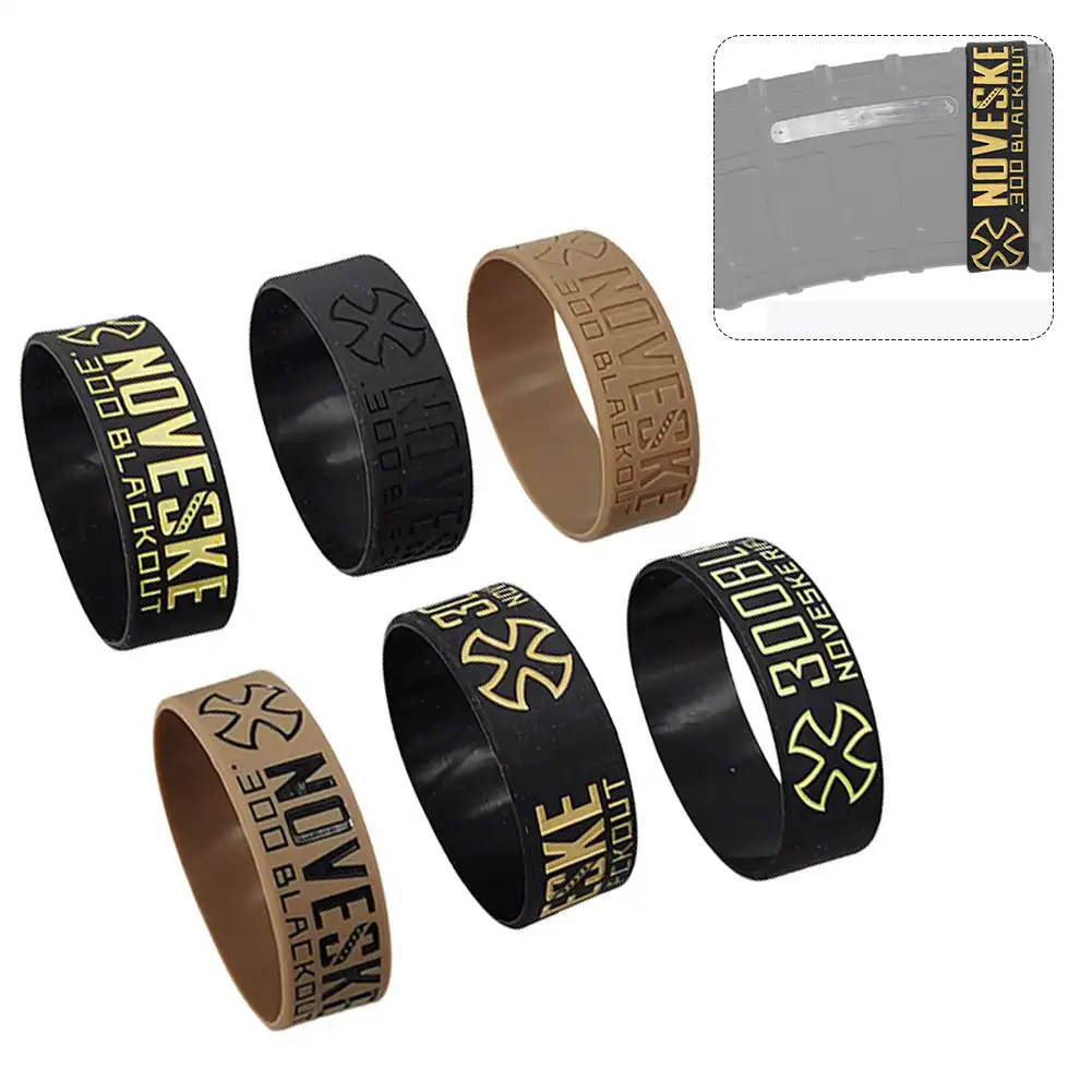 Banda de marcado de revista táctica, anillo de goma elástico Mag para Rifle Airsoft, anillos decorativos para opacas 5,56 M4.300, 1 ud.