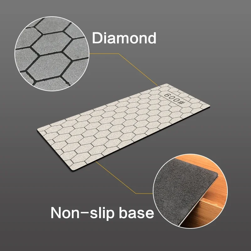 400 600 1000 120grit diamond knife sharpener sharpening stone grind grinding kitchen tools Ultra-thin Honeycomb Flaky Whetstone