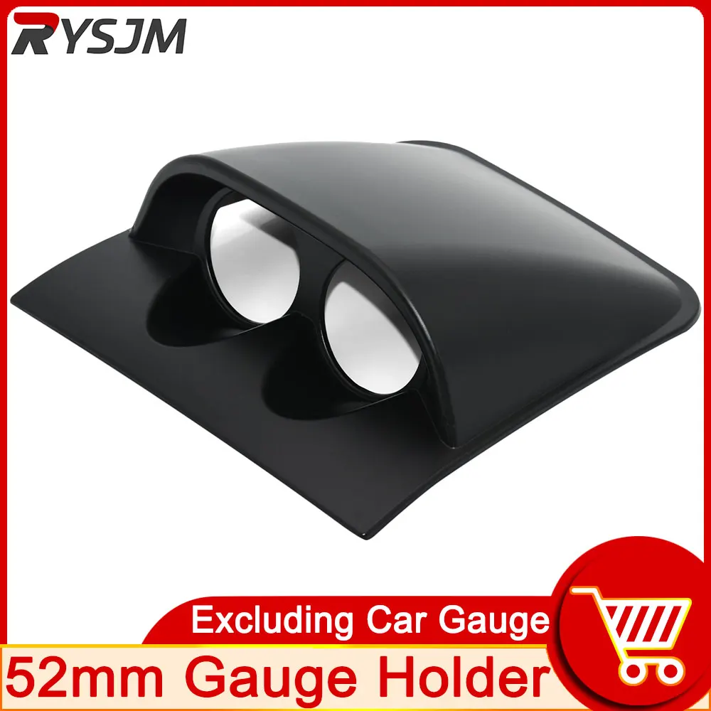 

Двойной держатель HD, черный, универсальный, 2-дюймовый, 52 мм, приборная панель, держатель с двойным датчиком, держатель для датчика, автомобильные аксессуары, внутренние детали