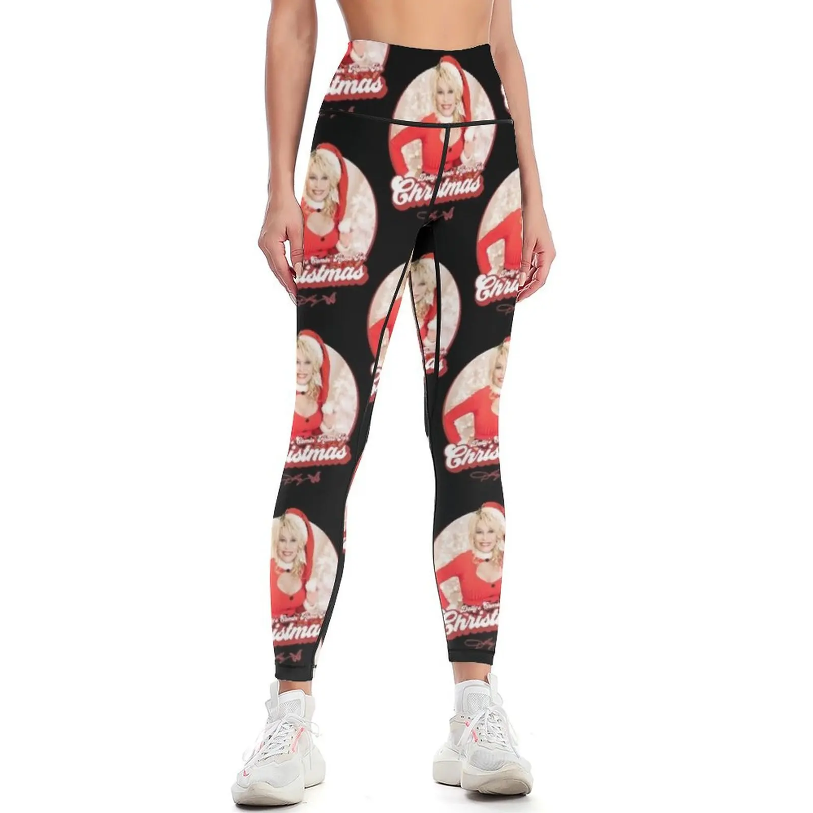 

Dolly-Parton christmas Leggings gym top sportswear for gym legging gym Womens Leggings