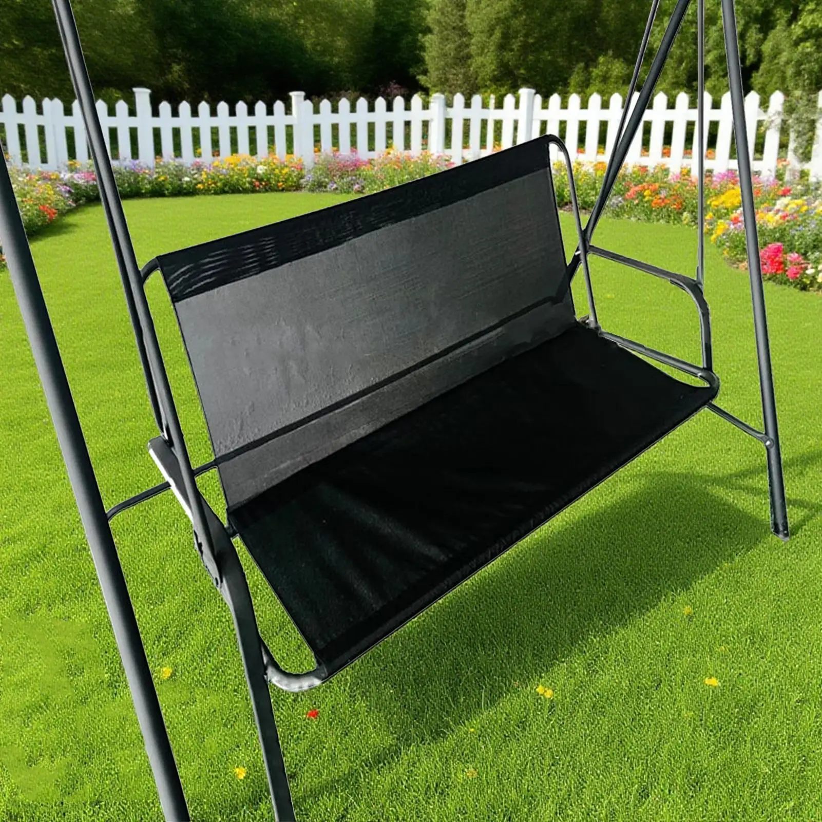 

Waterproof Patio Swing Seat Cover Replacement, Breathable Dustproof Outdoor Cushion Protector for Garden Porch Chair Bench