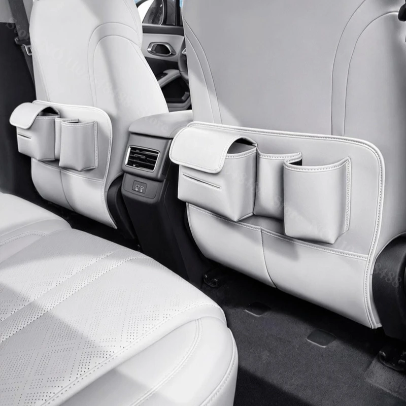 

For BYD Yuan Up Pro Atto 2 2024 2025 2026 Seat Back Anti Kick Pad Anti Scratch Leather Protector Pad Car Interior Accessories