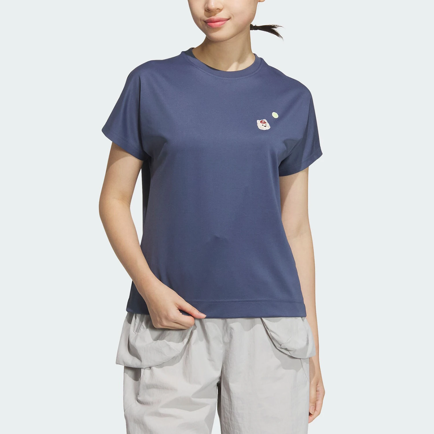 

Adidas genuine genuine Summer New Women's Simple Breathable Sport Casual T-Shirt JD5248