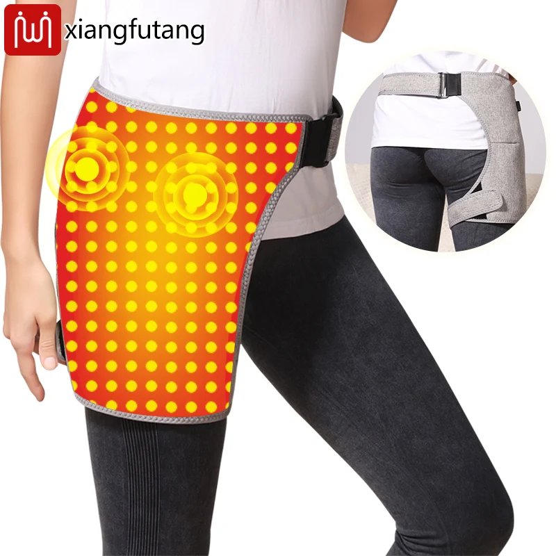 

Red Light Electric Heating Hip Support Vibration Massager Eases Joint Pain Fatigue Injury Arthritis Muscle Relaxation hip warm