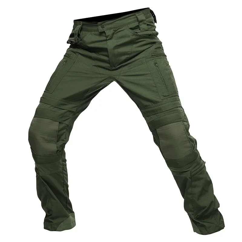 Men's Multicam Camouflage Tactical Pants Wear-Resistant Hiking Camping Paintball Pant Hunting Clothes